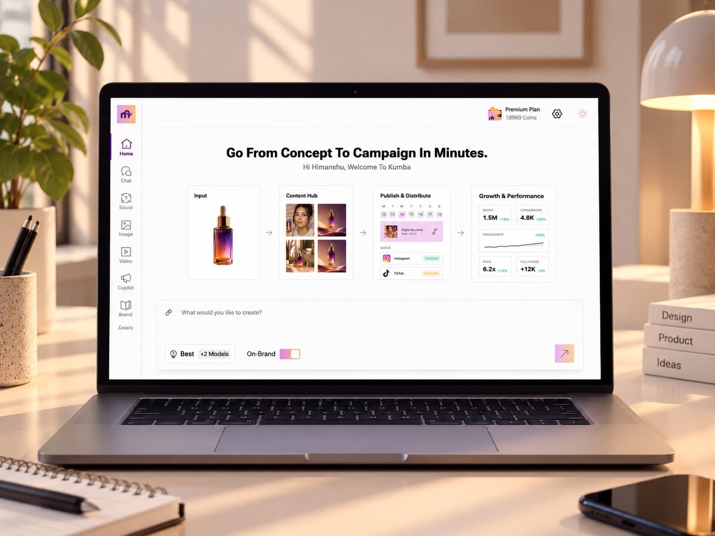 Kumba.ai home page