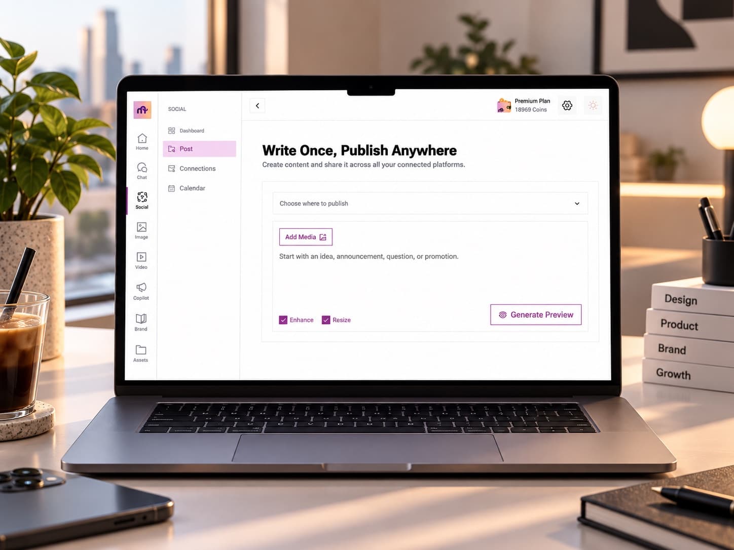 Social: write once, publish anywhere