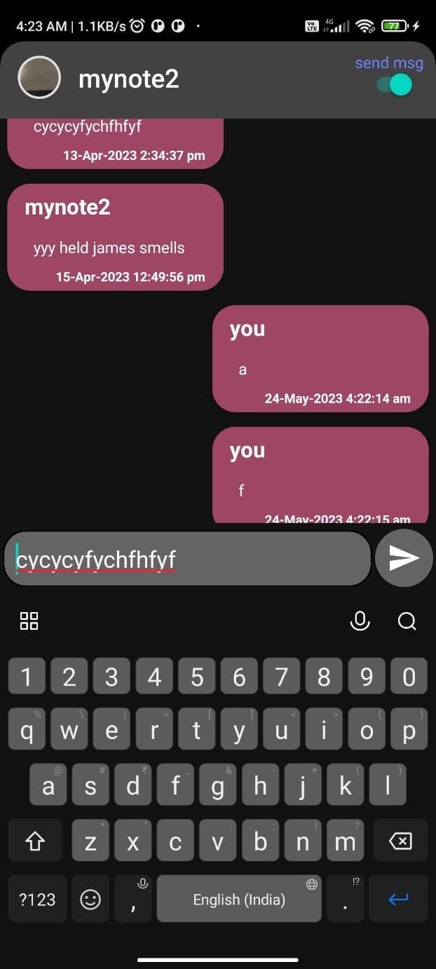 Real-time one-on-one chat